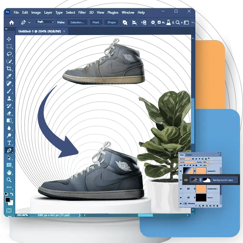 Ghost mannequin photo editing service for clothing Professional ghost mannequin editing service to create invisible mannequin effects for apparel and fashion brands.