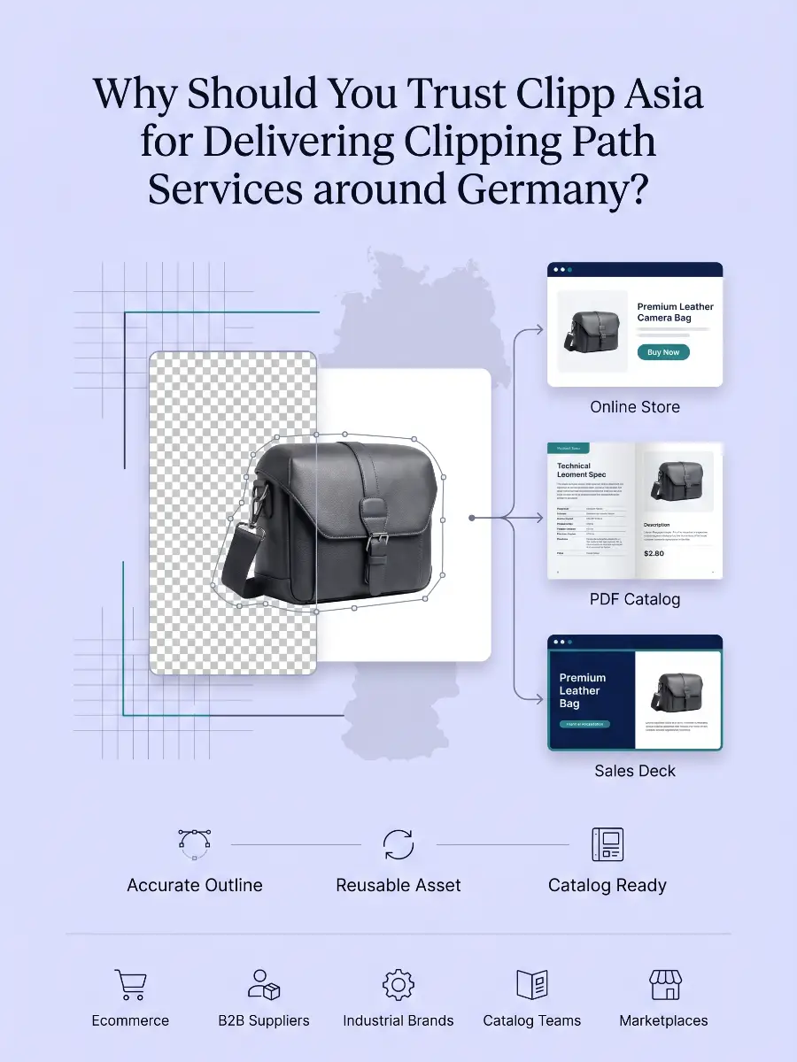 Why Should You Trust Clipp Asia for Delivering Clipping Path Services around Germany?