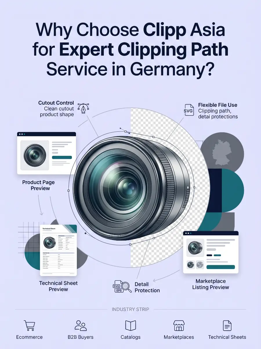 Why Choose Clipp Asia for Expert Clipping Path Service in Germany?