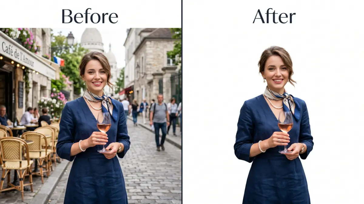 Offering Premium Background Removal Services for France