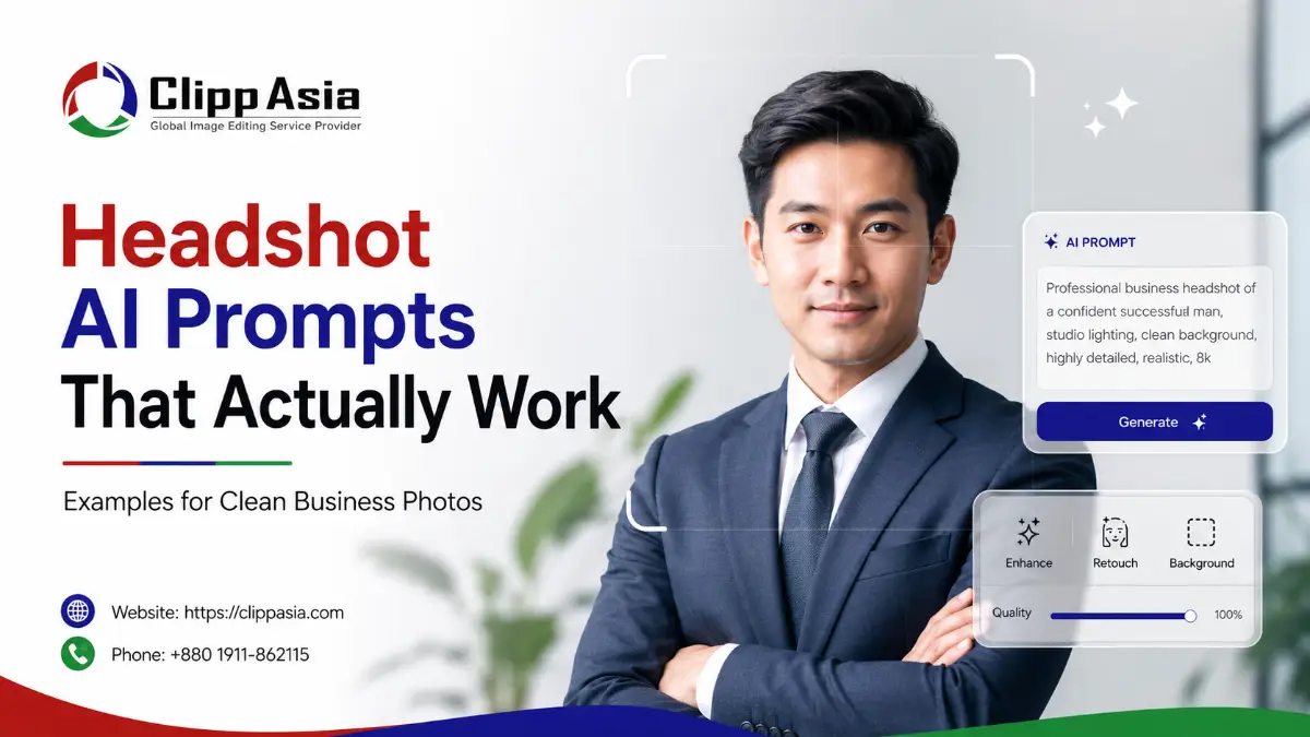 Headshot AI Prompts That Actually Work: Examples for Clean Business Photos