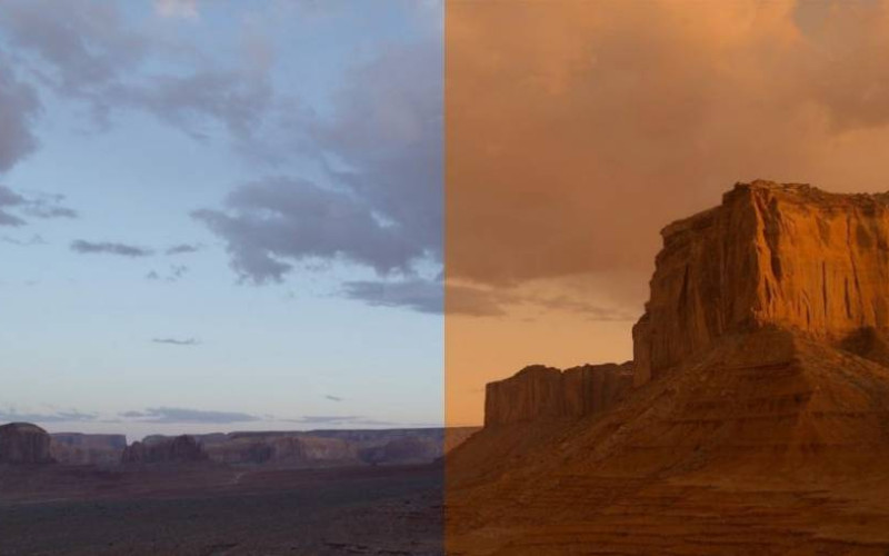 Isolation between color correction and color grading